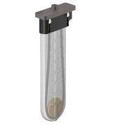 hansgrohe AXOR sBox set listo para usar softsquare, 28017340, Color: Cromo negro cepillado