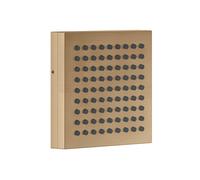 hansgrohe AXOR ShowerComposition Ducha de hombro 110/110, 1jet, 12596140, Color: Bronce cepillado