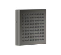 hansgrohe AXOR ShowerComposition Ducha de hombro 110/110, 1jet, 12596330, Color: Cromo negro pulido