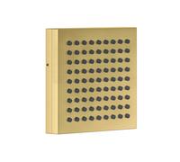 hansgrohe AXOR ShowerComposition Ducha de hombro 110/110, 1jet, 12596950, Color: Latón cepillado