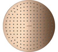 hansgrohe AXOR ShowerSolutions 250 Cabezal de ducha superior de 1 chorro, montado en el techo, 35287300, Color: Oro rojo pulido