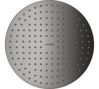 hansgrohe AXOR ShowerSolutions 250 Cabezal de ducha superior de 1 chorro, montado en el techo, 35287330, Color: Cromo negro pulido