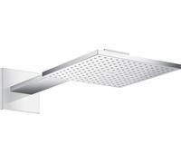 hansgrohe AXOR ShowerSolutions Ducha mural 250/250 2jet, conexión a la pared, brazo de ducha 450 mm, 35310000, Color: cromado