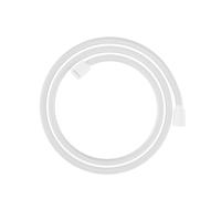 hansgrohe AXOR ShowerSolutions flexo de ducha textil, 1600mm, tuerca cónica y cilíndrica, 28259700, Color: Blanco mate