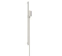 hansgrohe AXOR ShowerSolutions Un kit de ducha de 0,90 m, con una ducha manual 2jet, 45722800, Color: Óptica de acero inoxidable