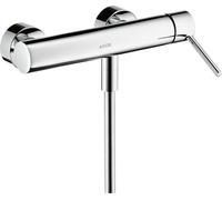hansgrohe AXOR Starck Mezclador monomando de superficie para ducha con mango de ping, 10611000, Color: cromado