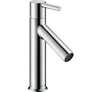 hansgrohe AXOR Starck Mezclador monomando para lavabo 100 CoolStart con mango de palanca y juego de desagüe, 10007000, Color: cromado