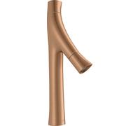 hansgrohe AXOR Starck Organic Mezclador de lavabo de 2 manijas 170, sin lanza, para lavabos, 12012140, Color: Bronce cepillado