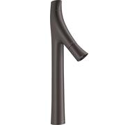 hansgrohe AXOR Starck Organic Mezclador de lavabo de 2 manijas 240, sin lanza, para lavabos, 12013340, Color: Cromo negro cepillado
