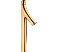 hansgrohe AXOR Starck Organic Mezclador de lavabo de 2 manijas 240, sin lanza, para lavabos, 12013990, Color: Óptica Oro Pulido