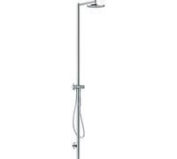 hansgrohe AXOR Starck set de ducha, ducha de techo 240 1jet, con termostato, montaje en superficie, 12672000, Color: cromado
