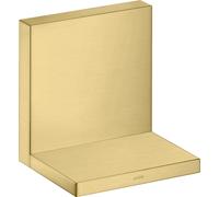hansgrohe AXOR Starck ShowerCollection Estante empotrado 12 x 12, 40872250, Color: Óptica de oro cepillado