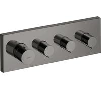 hansgrohe AXOR Starck ShowerCollection Módulo termostato empotrado 36 x 12, 10751330, Color: Cromo negro pulido