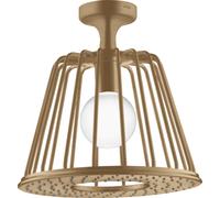 hansgrohe AXOR Starck ShowerSelect LampShower 275 1jet con conexión al techo, 26032140, Color: Bronce cepillado