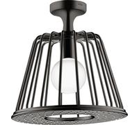hansgrohe AXOR Starck ShowerSelect LampShower 275 1jet con conexión al techo, 26032330, Color: Cromo negro pulido