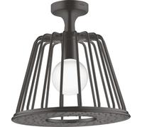 hansgrohe AXOR Starck ShowerSelect LampShower 275 1jet con conexión al techo, 26032340, Color: Cromo negro cepillado