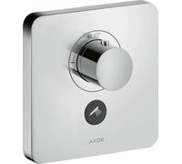 hansgrohe AXOR Starck ShowerSelect Termostato suave Highflow empotrado para 1 consumidor y una toma de corriente adicional, 36706000, Color: cromado
