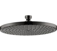 hansgrohe AXOR Starck ShowerSolutions Plato de ducha 240 1jet, 28494330, Color: Cromo negro pulido