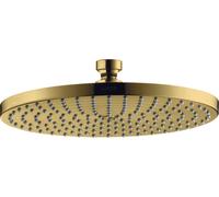 hansgrohe AXOR Starck ShowerSolutions Plato de ducha 240 1jet, 28494990, Color: Óptica Oro Pulido