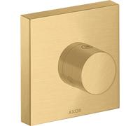 hansgrohe AXOR Starck ShowerSolutions Trio/ Quattro 120/120 ShowerSolutions Válvula de cierre y de conmutación empotrada, 10932250, Color: Óptica de oro cepillado