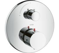 hansgrohe AXOR Starck Termostato empotrado con válvula de cierre, 10700000, Color: cromado