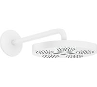hansgrohe AXOR Una alcachofa de ducha 280 de 1 chorro con brazo de ducha, 48491700, Color: Blanco Mate