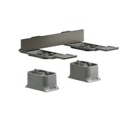 hansgrohe AXOR UNIVERSAL Accesorios Juego de adaptadores, 42870340, Color: Cromo negro cepillado