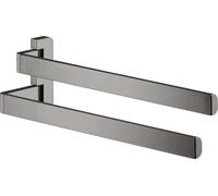 hansgrohe AXOR UNIVERSAL Accesorios Toallero doble, 42821330, Color: Cromo negro pulido
