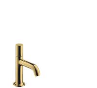 hansgrohe AXOR Uno 70 válvula estacionaria sin desagüe, conexión de agua fría, proyección 100mm, 38130990, Color: Óptica Oro Pulido