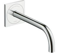 hansgrohe AXOR Uno mezclador de lavabo, electrónico, empotrado, proyección 225mm, alimentación de red, 38120000, Color: cromado