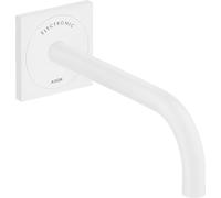 hansgrohe AXOR Uno mezclador de lavabo, electrónico, empotrado, proyección 225mm, alimentación de red, 38120700, Color: Blanco mate
