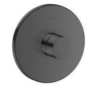 hansgrohe AXOR Uno Mezclador monomando de ducha empotrado, Zerogriff, 1 consumidor, 45605340, Color: Cromo negro cepillado