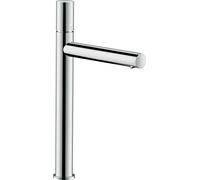 hansgrohe AXOR Uno Mezclador monomando de lavabo 260, Zerogriff, sin juego de desagüe, proyección de 198mm, 45004000, Color: cromado