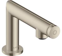 hansgrohe AXOR Uno Select 80 válvula estacionaria, sin juego de desagüe, conexión de agua fría, proyección 109mm, 45130820, Color: Níquel Cepillado