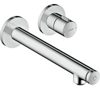 hansgrohe AXOR Uno Select Mezclador de tocador empotrado, montaje en pared, proyección 220mm, 45113000, Color: cromado
