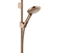 hansgrohe AXOR Uno² set de ducha con Raindance Select S 120 teleducha 3 funciones, 27987300, Color: Oro rojo pulido