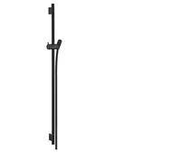 hansgrohe Barra de ducha Unica S PURO 90 cm con flexo de ducha, 28631670, Color: negro mate