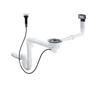 Hansgrohe D16 conjunto de sifón y rebosadero 43937000