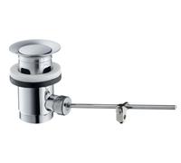 Hansgrohe: Válvula de desagüe, grifo para lavabo y grifo para bidé, DN32, cromo, modelo 94139000