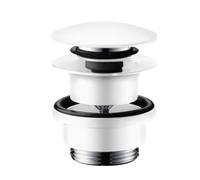 Hansgrohe Conjunto de desagüe Push-Open para lavabo y bidé 50100700 Blanco mate