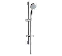 Hansgrohe Conjunto de ducha Croma 100 27772000 – 4 chorros, barra 65 cm y manguera, cromo