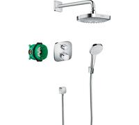 Hansgrohe Croma conjunto de ducha empotrado con termostato cromo 27294000