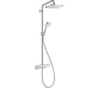 Hansgrohe Conjunto de ducha Croma Showerpipe con termostato, 1jet, cromo