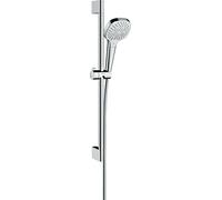 hansgrohe Croma Select E Multi EcoSmart set de ducha con barra de ducha de 65 cm, blanco/cromo, 26581400