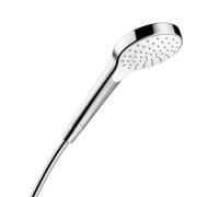 Hansgrohe Croma Select S - Alcachofa de ducha 110, EcoSmart 7 l/min, blanco/cromo 26806400