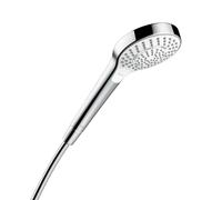 Hansgrohe Croma Select S - Alcachofa de ducha Multi, 3 chorros, blanco/cromo 26800400