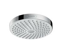 Hansgrohe Croma Select S - Rociador de ducha 180 2jet, blanco/cromo 26522400