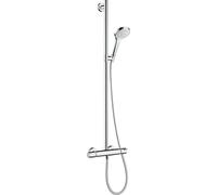 Hansgrohe 27247400 Croma Select S Multi set de ducha con termostato, 3 tipos de chorro, blanco/cromo
