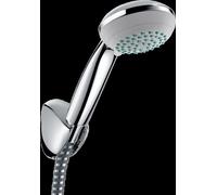 Hansgrohe Ducha de mano Crometta 85 Vario – Soporte y flexo 1,25 m – Cromo 27558000