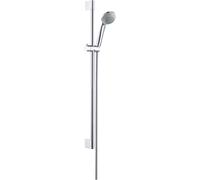 hansgrohe Crometta 85 Kit de ducha Mono Green con barra de ducha de 65 cm, cromado, 27652000
